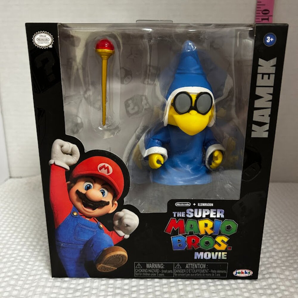 Kamek Action Figure – The Super Mario Bros. Movie – Articulated with Staff